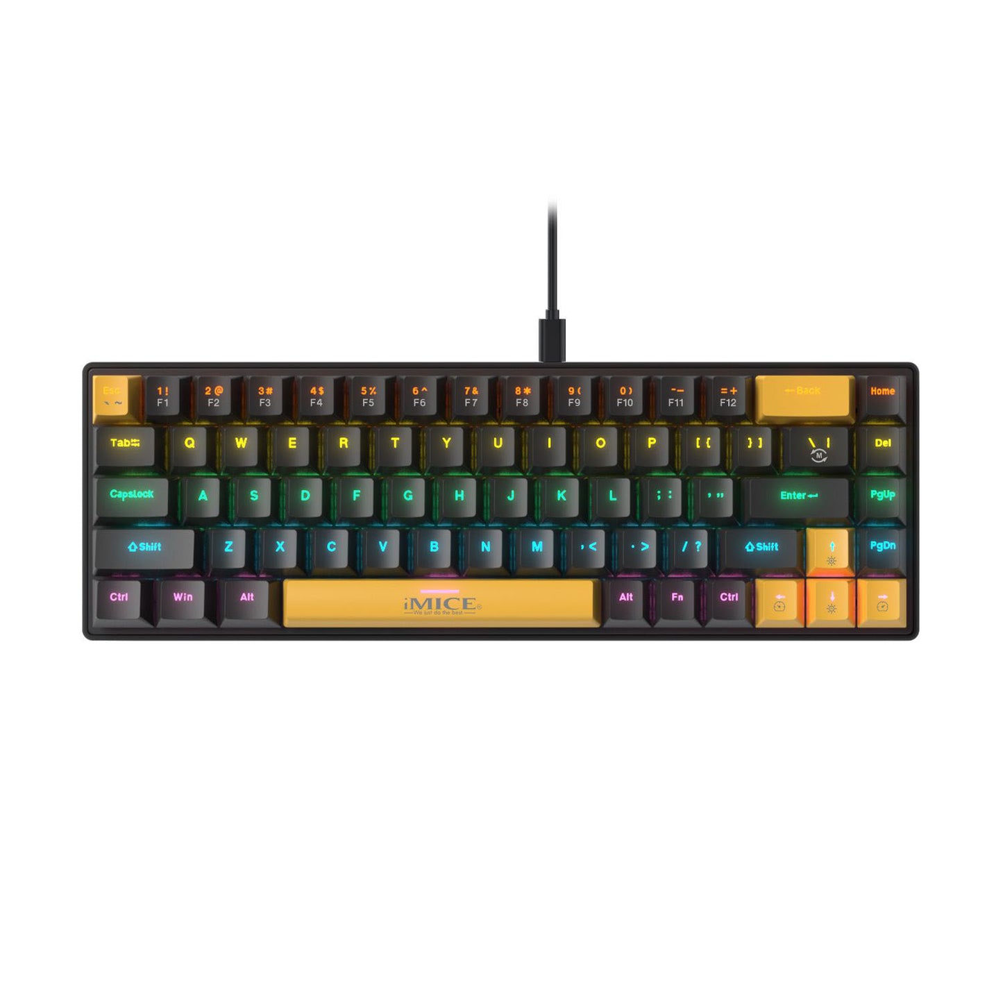 Customized mechanical keyboard TYPE-C wired green axis, red axis, tea axis, black axis