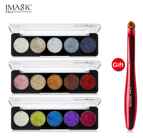 IMAGIC Glitter Eye Shadow Palette Buy 3 Get 1 Gift 3pcs/set 5 Colors Glitters