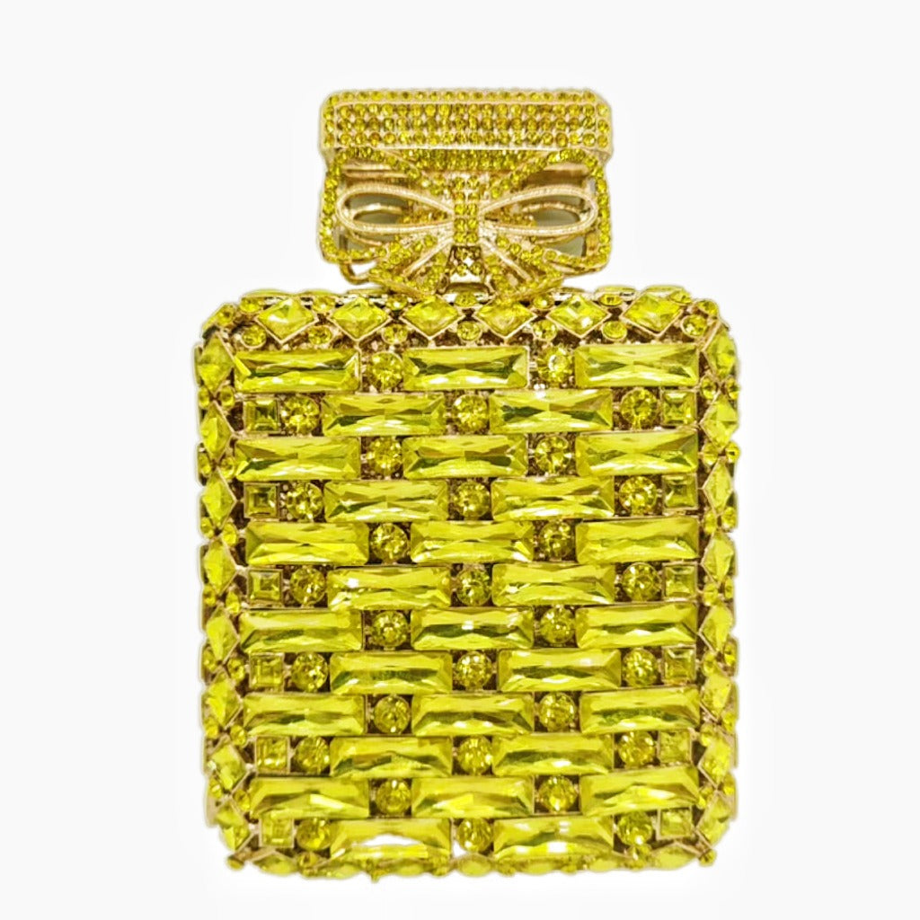 Perfume bottle with diamond hand bag Crystal Bag