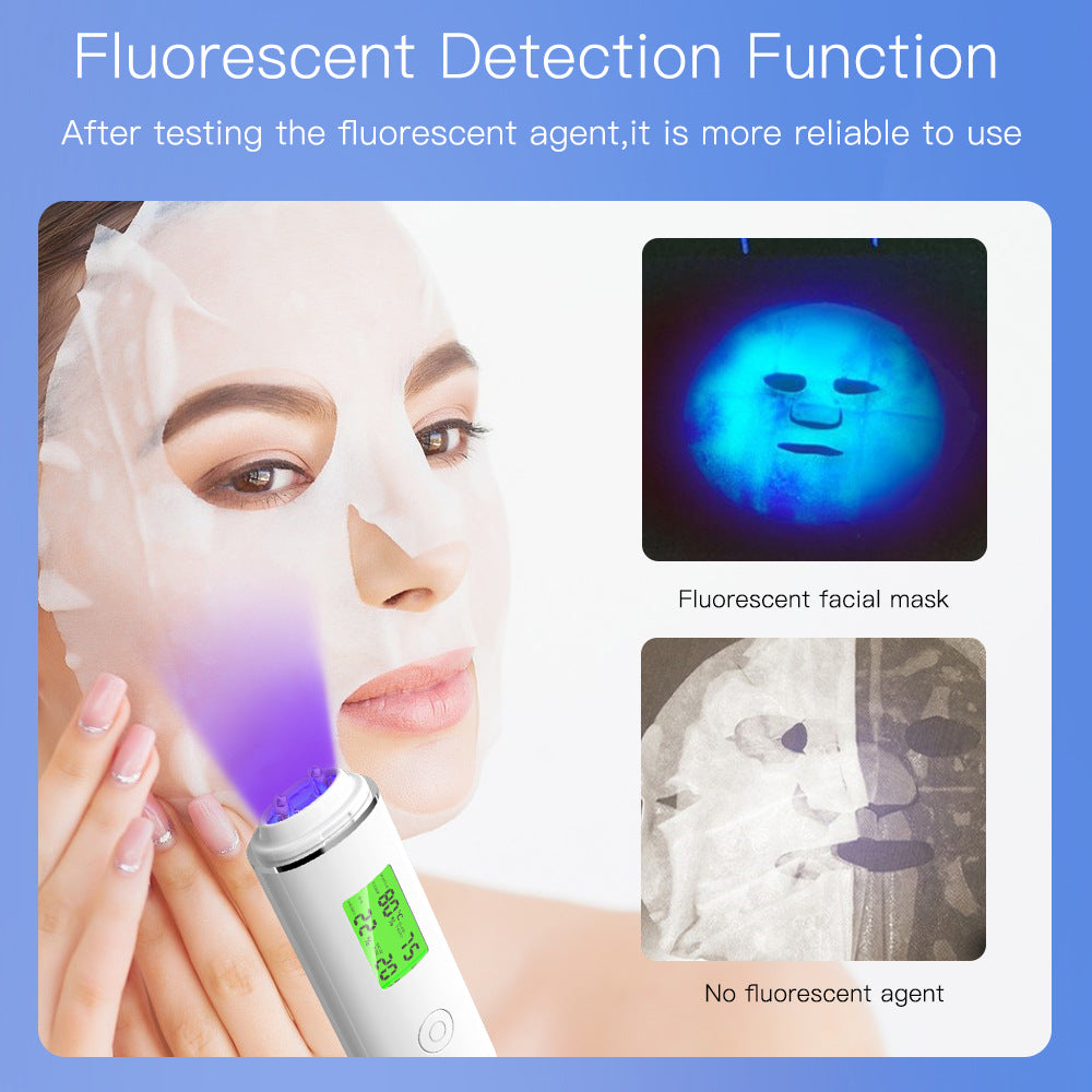 USB skin moisture tester, skin oil digital detection analyzer, including mask fluorescent detection pen