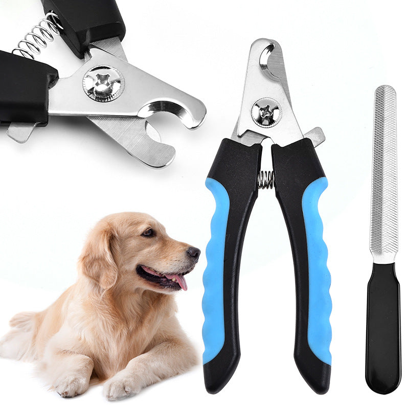 Dog Pet Nail Clipper With File Nail Clipper Cat Nail Clipper Stainless Steel Nail Clipper Pet Supplies