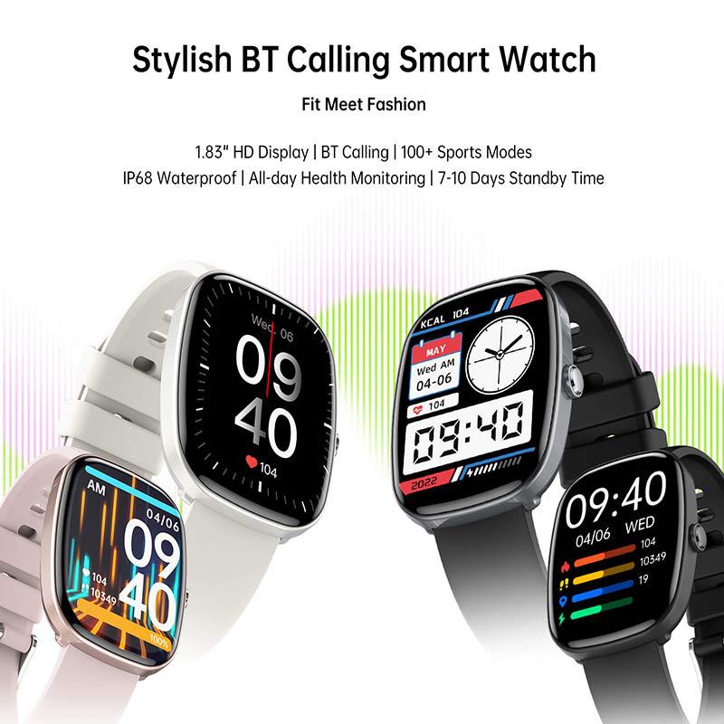 S5 smartwatch IP68 waterproof Bluetooth call sports wristband heart rate and blood oxygen monitoring