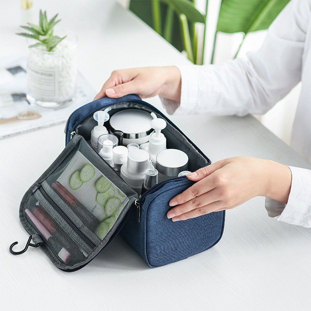 Outdoor Portable Oxford Cloth Travel Rinse Bag Waterproof Large Capacity Storage Makeup Bag