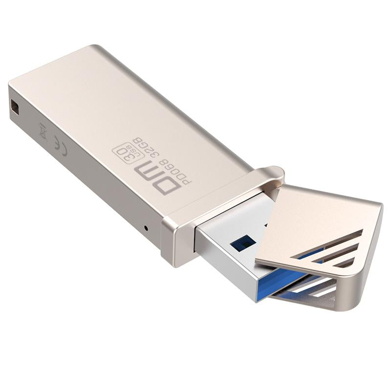 DM PD068 NEW 16GB 32GB 64GB 128GB 256GB USB Flash Drives Metal USB 3.0 High-speed write from 10mb/s-60mb/s