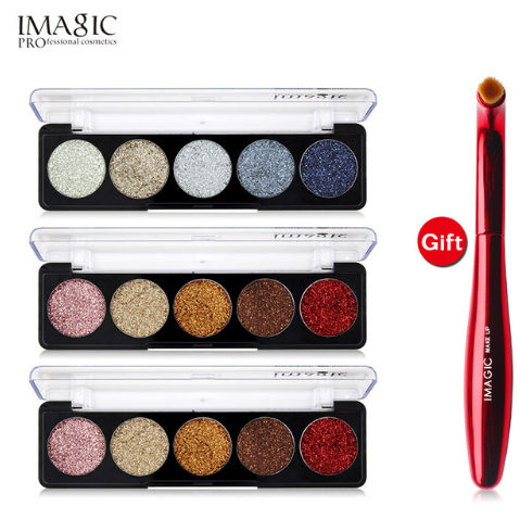 IMAGIC Glitter Eye Shadow Palette Buy 3 Get 1 Gift 3pcs/set 5 Colors Glitters