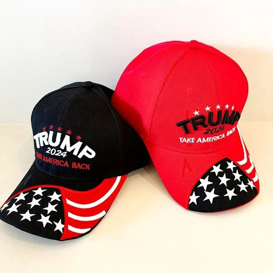 American embroidered baseball cap Trump peaked cap sun protection sun hat couple style sports cap