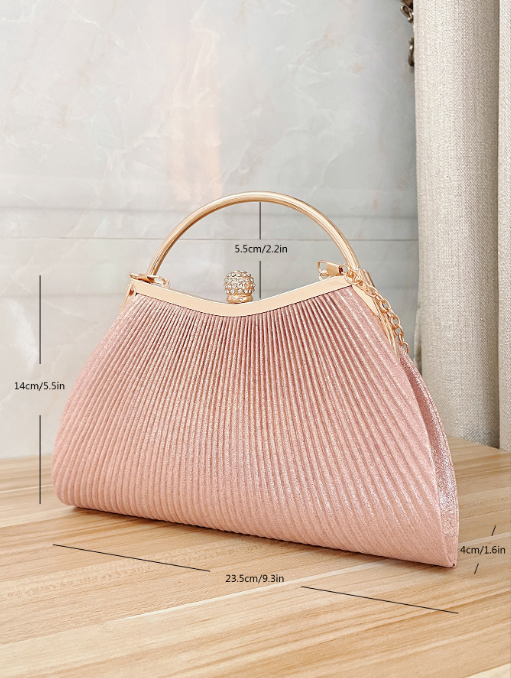 Diamond Clip Handbag Fashion Imitation Sardine Party Bag Versatile Elegant Princess Bag