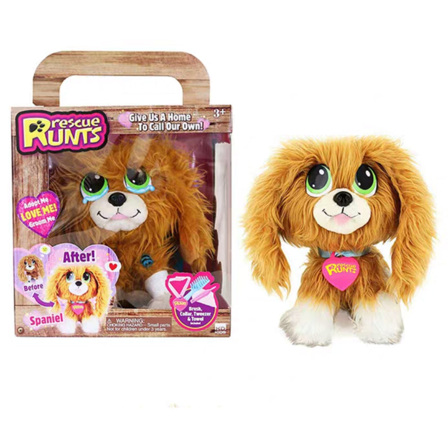 Rescue Runts Plush Toys Children Gift Animal Flea Dog