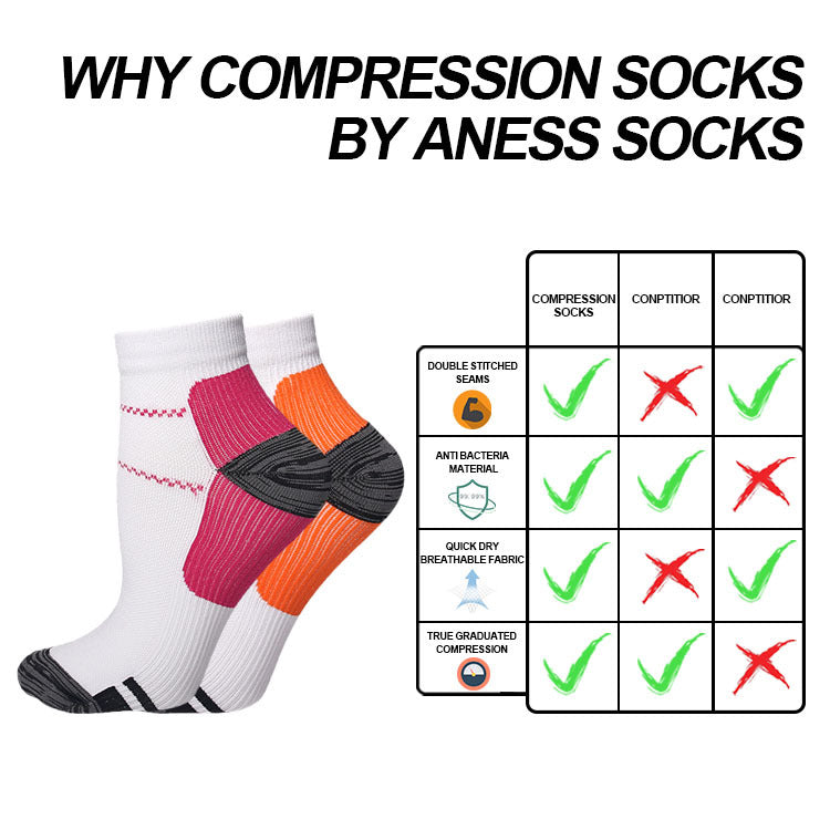 Men And Women Compression Socks Running Compression Socks Plantar Fascia Compression Socks Sports Socks