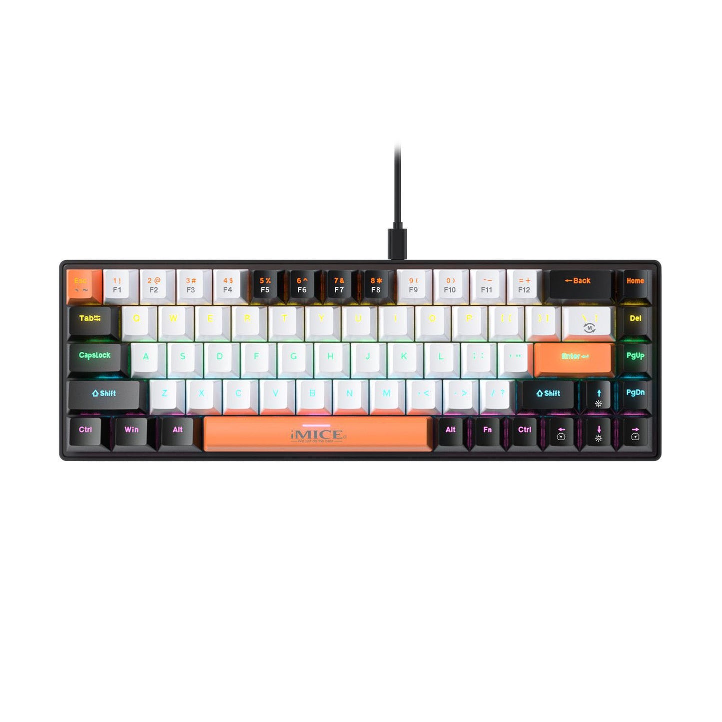 Customized mechanical keyboard TYPE-C wired green axis, red axis, tea axis, black axis