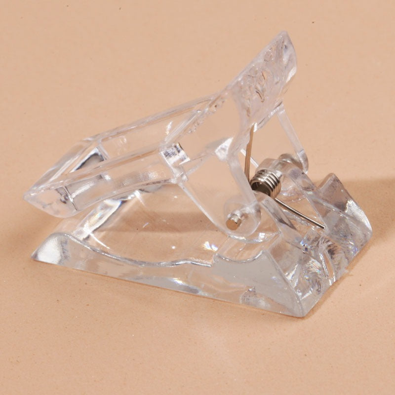 Nail crystal clip extension glue auxiliary tool for fixing nail mold clip