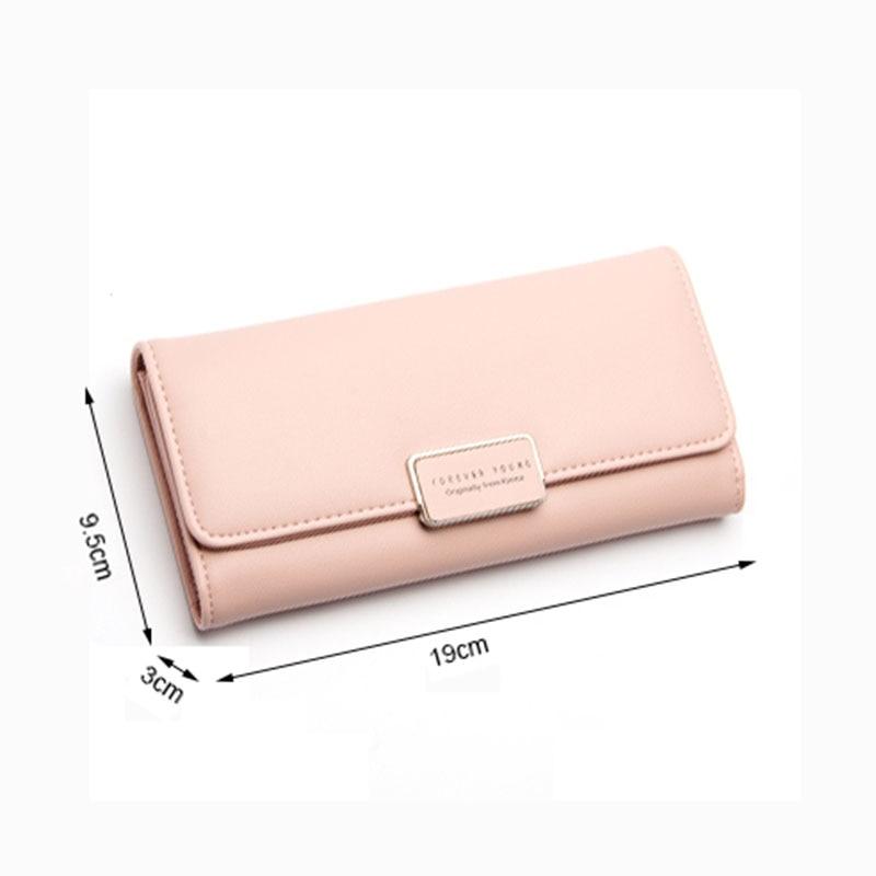 Fashion Women's Purse Women Wallet Long Passport Female Coin Clutch Card Holder Luxury Designer Simple Wallets Female Purses