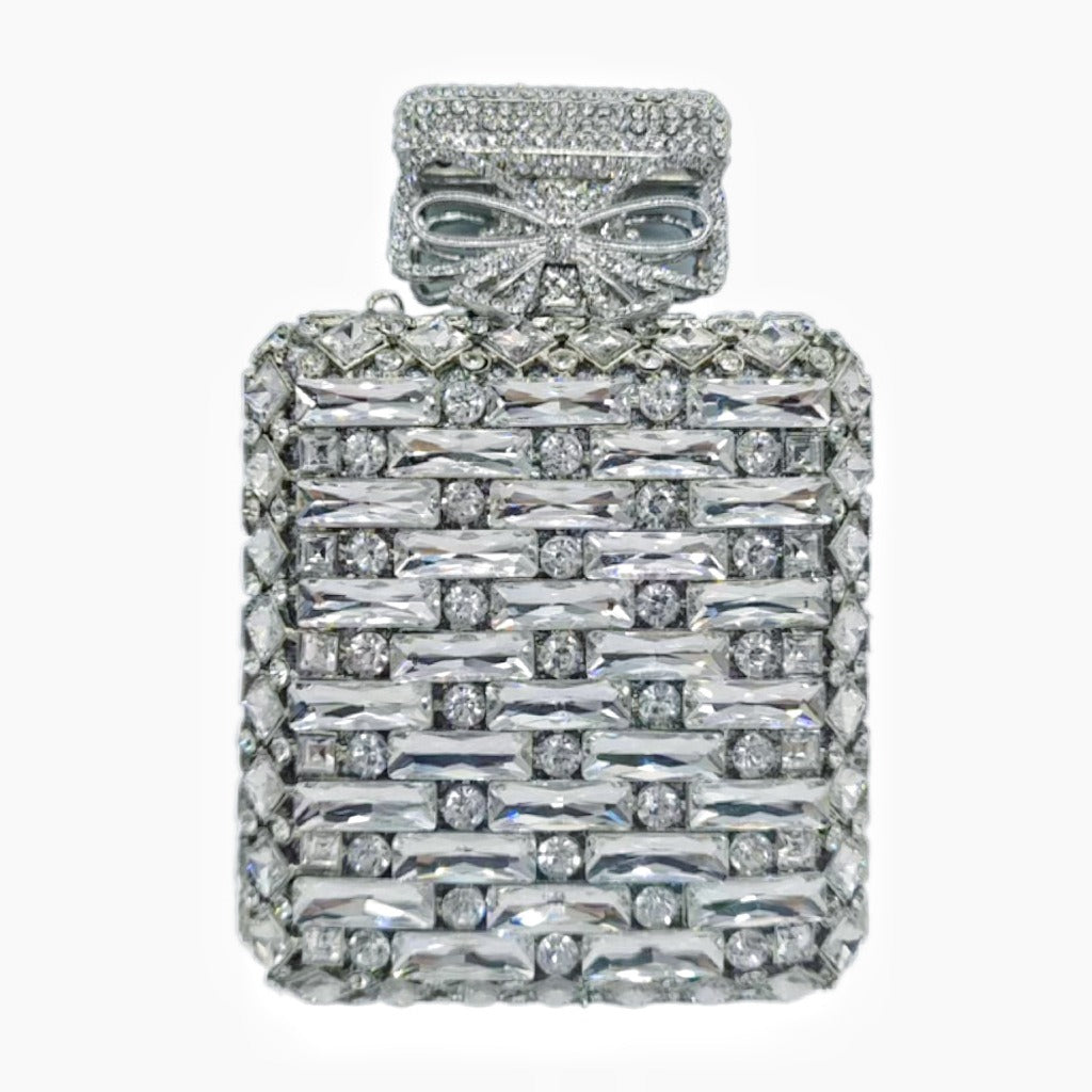 Perfume bottle with diamond hand bag Crystal Bag