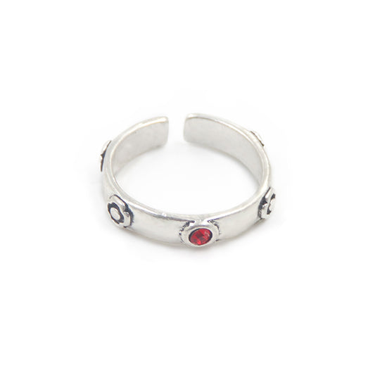 Anime peripheral Hal ring red sapphire ring