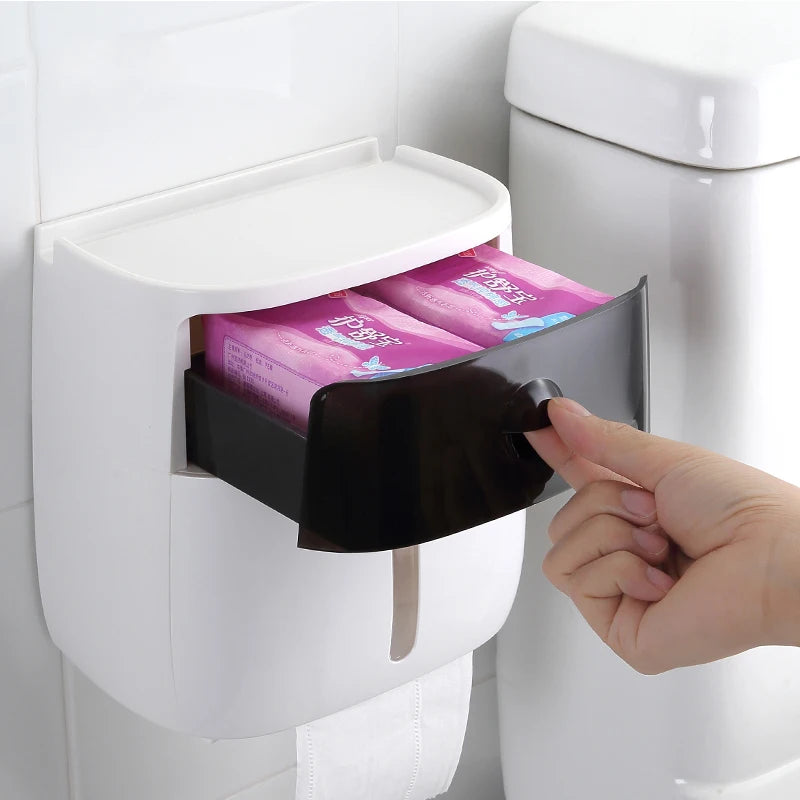 Toilet Paper Roll Holder Paper Towel Holder Wall Mounted Wc Roll Paper Stand Case For Toilet Paper Bathroom Accessories