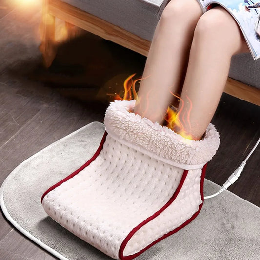 Cosy Heated Electric Warm Foot Warmer Massager Washable Heat 5 Modes Heat Settings Warmer Cushion Thermal Foot Warmer Massage