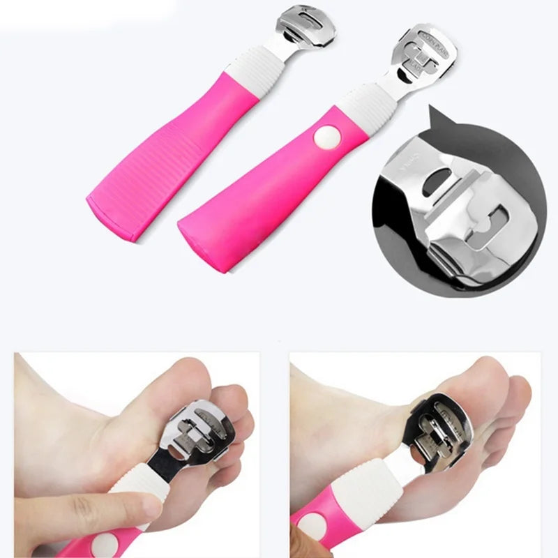 Nail Foot Care Tool Foot File Set Dead Hard Skin Callus Remover Scraper Pedicure Rasp Tools Portable Cuticle Pusher