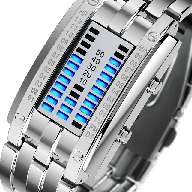 Watches Men  Digital LED Display 50M Waterproof Lover's Wrist watches